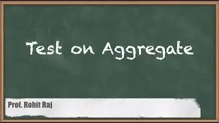 Test on Aggregate
