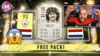 GULLIT FROM A FREE PACK! 😱 - LUCKIEST #FIFA21 PACK OPENING REACTIONS COMPILATION - #1