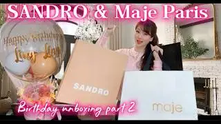 Maje Paris & SANDRO Haul 🎁 Birthday Unboxing Part 2 | Picks for Upcoming Travel!