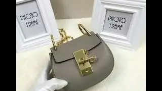 Chloe Nano Drew Bag Motty Grey