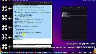 AppleScript, AppleScript++, AppleScriptpp, write text to file script, file content writing function