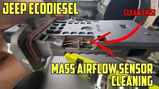 This Could Help Your MPG! Jeep EcoDiesel Mass Air Flow Sensor Cleaning