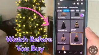 HOLLO STAR 6ft Prelit Christmas Tree Review - App-Controlled Lights Tested