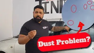 3 Steps Cleaning Process to get clean tint install | Dust Problems