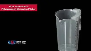 32 oz. Accu-Pour&trade; Polypropylene Measuring Pitcher | U.S. Plastic Corporation&reg;