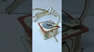 Stop Motion Gramophone Puzzle with Chicks #solve #play #stopmotion #chicks #paperdiy #puzzle #hard