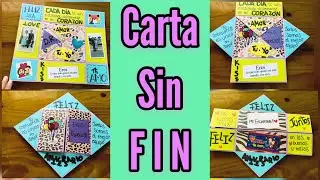 Carta sin FIN paso a paso | Tarjeta infinita interminable