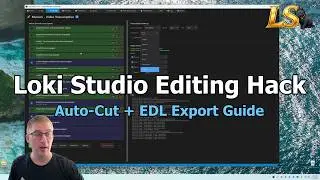 Loki Studio Editor Tab: Automate Video Editing with AI Transcription & EDL Export