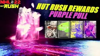 ALL HUT RUSH REWARDS PACKS | PURPLE PULL | NHL 22 HUT PACK OPENING #4