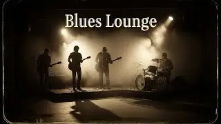 Dark Blues Music with Vintage Background for Focus