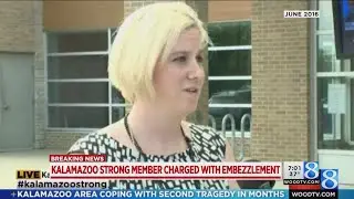 Woman accused of stealing from Kalamazoo Strong, Cobras