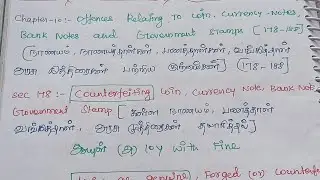 BNS chapter -10 offences related to coin, currency notes, bank notes, government stamp🔥