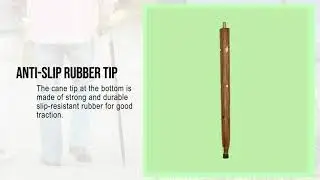 Naayaab Craft Unisex Portable & Foldable Surgical Walking Stick Pakka Sheesham Wood Walking Stick