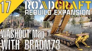 ROADCRAFT REBUILD DLC: Washout Map - Ep17: Road For The Flare Stack!