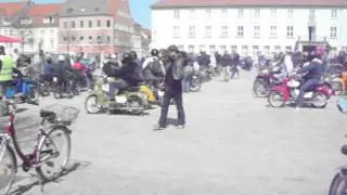 Ankunft Marktplatz Anklam 04.05.2013