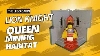 🏰 Minifigure Habitat: Lion Knight Queen | LEGO Throne Build! 👑
