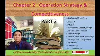 Operation Strategy and Competitiveness part 2