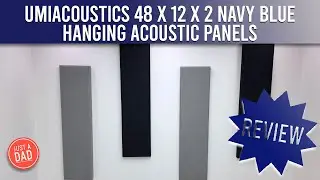 UMIACOUSTICS 48x12x2 Navy Blue Acoustic Panels REVIEW