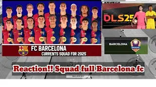 Hansi flick !! Squad Full Barcelona 2025 &bull;lewandowski, Yamal dan Rapinha || DLS 25