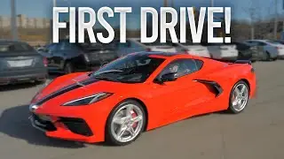 FIRST DRIVE IN THE 2020 CORVETTE C8! (1st C8 in Canada)