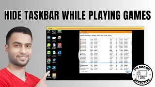 Как скрыть панель задач во время игр