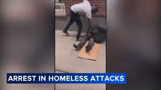 Arrest made after video shows man attacking homeless