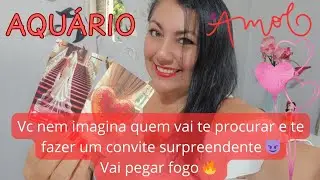 AQUÁRIO AMOR♥️VC NEM IMAGINA QUEM VAI TE PROCURAR, E FAZER UM CONVITE SURPREENDENTE #aquario #tarot 