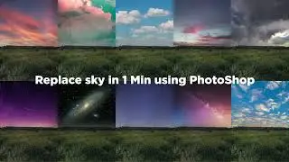 Replace sky in 1 minute using photoshop | Creator ninety | photoshop tutorial  |