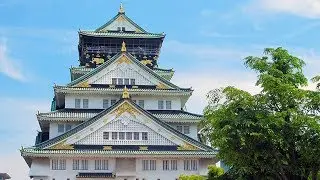 Osaka Castle (Osakajo) in Osaka Japan
