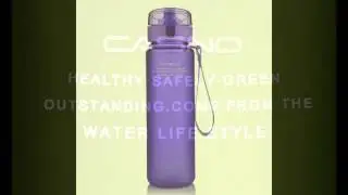 18Oz 500ml CoolingTech Sports Water Bottles with Leak Proof Sports Bottle Flip Top