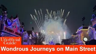 Disneyland’s Wondrous Journeys fireworks from Main Street USA 4K