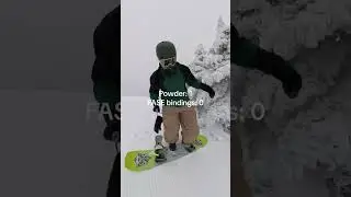 FASE Bindings &ne; Not Powder Friendly&hellip; Change My Mind ❄️🏂 🏔️ #snowboarding #fasebindings #winter
