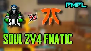 FNATIC vs SouL (2v4) , PMPL finals highlights Miramar fnc vs soul