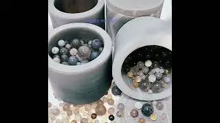 High-Purity Natural Agate Milling Jars & Balls Set for Lab Planetary/Ball Mill