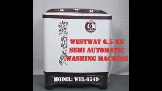 Westway 6.5 KG Semi Automatic Washing Machine - Model WEL-6549