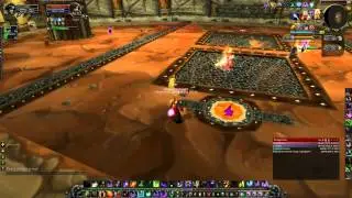 WoW Destro lock lvl 85 arena vs  lvl 90 arena