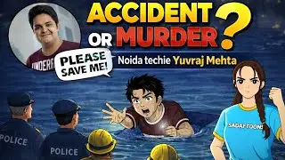 Noida techie yuvraj mehta's tragic case | Noida drowning case | News | Animation | Hindi