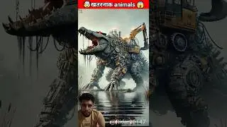 Animals with machine mix-up😱😱#trending #youtubeshorts #viralvideo
