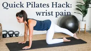 How to get quick relief from wrist pain during plank | Pilates Hack