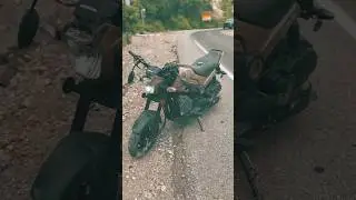 Navi wrecked in mountains! Glad my friend wasn&rsquo;t seriously injured #honda #hondanavi #hondagrom