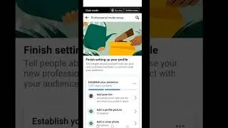 how to convert facebook into professional  mode #shorts