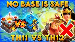 TH11 VS TH12 Attack Strategy Without Heroes | Th11 Vs Th12 Max Attack Strategy (Clash of Clans)