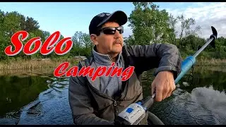 Brighton Rec Area, Michigan. Outdoor Cooking. A-Frame Camper. Aliner.