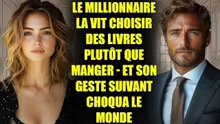Le MILLIONNAIRE la vit choisir des livres plutôt que manger - et son geste suivant choqua le monde