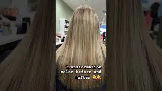 Transformation color before and after 💇&zwj;♀️💇&zwj;♀️￼