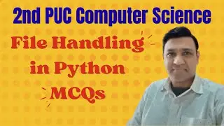 File Handling In Python Programming MCQ | File Handling In Python Class 12 MCQ