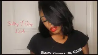 Girl you better get this sultry V-day Look + 2 lip options!