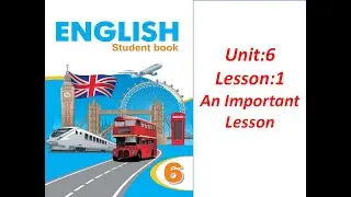 Yeni 6-cı sinif İngilis dili.Unit 6.Lesson:1 (səh 92,93,94)