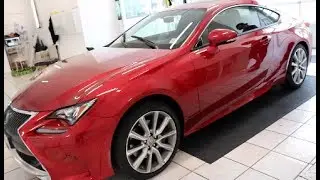 BEAUTIFUL RED 2017 LEXUS RC300 TINTED BY WINNING WINDOW TINTS!