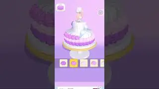barbie icing cake#barbie #cute #disney #princess #cakemaking #shorts #kidsgames